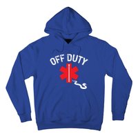 Off Duty Snake Paramedic Funny Nurse Ems First Responder Cool Gift Hoodie