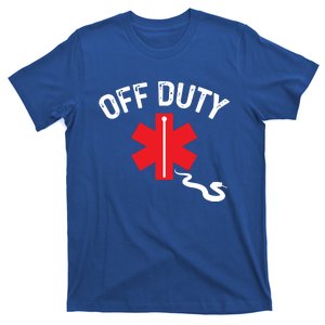 Off Duty Snake Paramedic Funny Nurse Ems First Responder Cool Gift T-Shirt