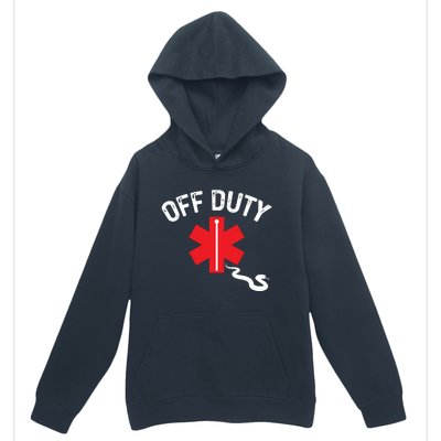 Off Duty Snake Paramedic Funny Nurse Ems First Responder Cool Gift Urban Pullover Hoodie