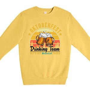 Oktoberfest Drinking Team Funny Beer Premium Crewneck Sweatshirt