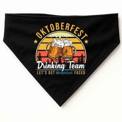 Oktoberfest Drinking Team Funny Beer USA-Made Doggie Bandana