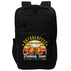 Oktoberfest Drinking Team Funny Beer Impact Tech Backpack