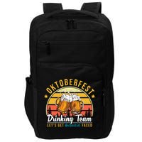 Oktoberfest Drinking Team Funny Beer Impact Tech Backpack