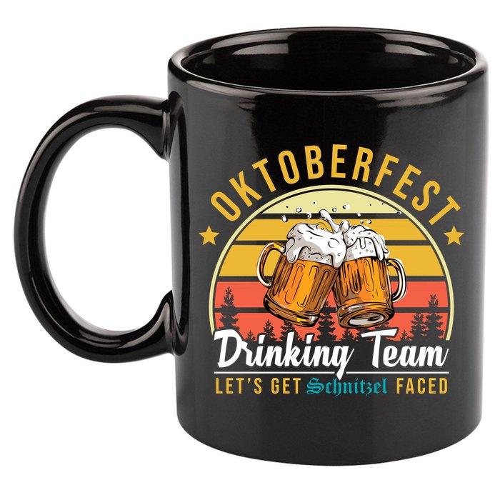 Oktoberfest Drinking Team Funny Beer 11oz C Handle Ceramic Mug