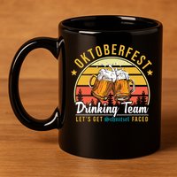 Oktoberfest Drinking Team Funny Beer 11oz C Handle Ceramic Mug