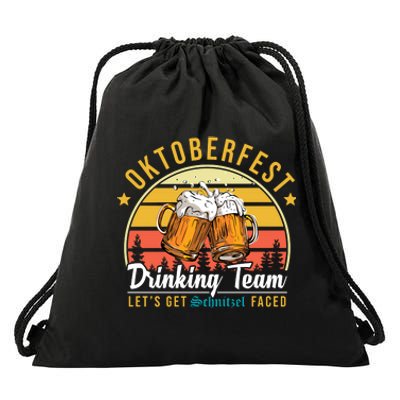 Oktoberfest Drinking Team Funny Beer Drawstring Bag