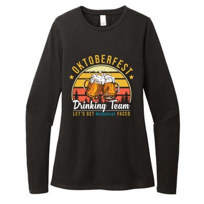 Oktoberfest Drinking Team Funny Beer Womens CVC Long Sleeve Shirt