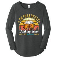 Oktoberfest Drinking Team Funny Beer Women's Perfect Tri Tunic Long Sleeve Shirt