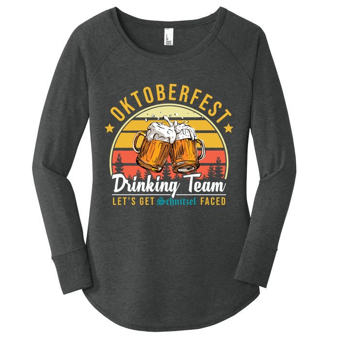 Oktoberfest Drinking Team Funny Beer Women's Perfect Tri Tunic Long Sleeve Shirt