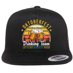 Oktoberfest Drinking Team Funny Beer Flat Bill Trucker Hat