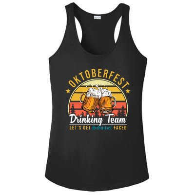 Oktoberfest Drinking Team Funny Beer Ladies PosiCharge Competitor Racerback Tank