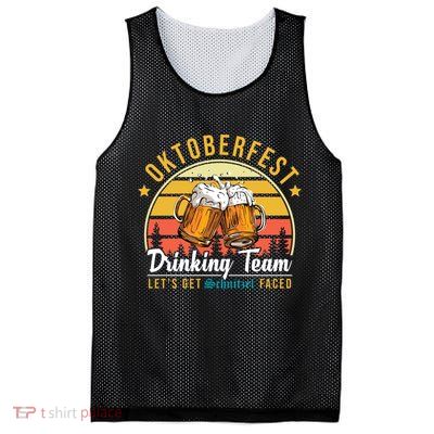 Oktoberfest Drinking Team Funny Beer Mesh Reversible Basketball Jersey Tank
