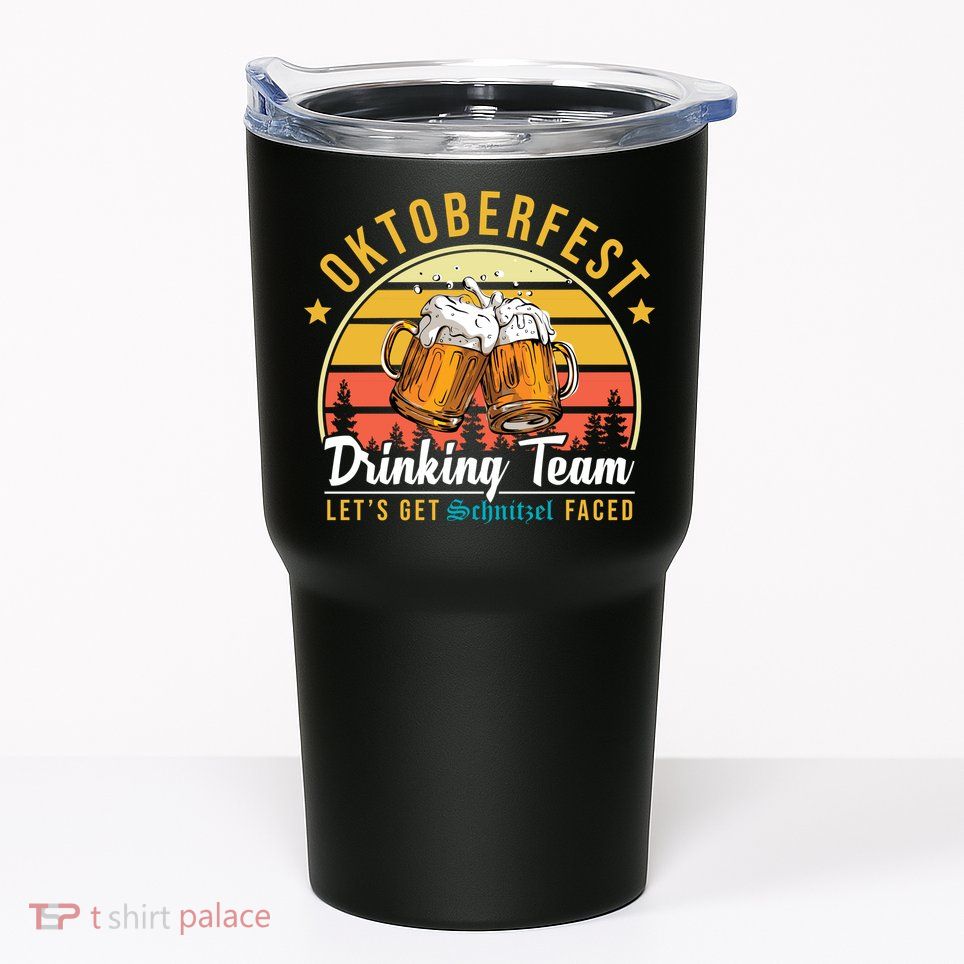 Oktoberfest Drinking Team Funny Beer Tumbler