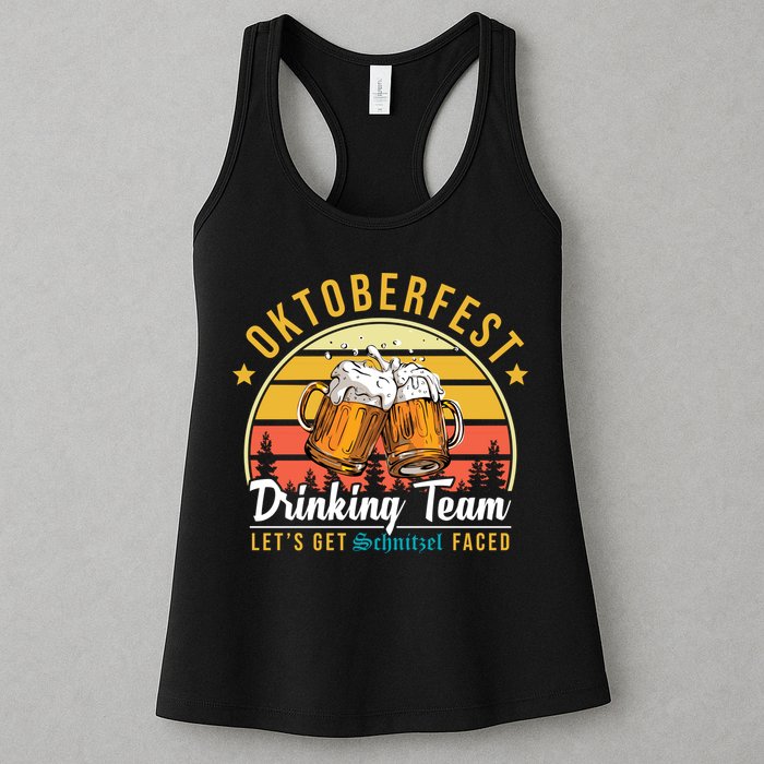 Oktoberfest Drinking Team Funny Beer Womens Tank Top