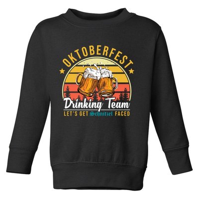Oktoberfest Drinking Team Funny Beer Toddler Sweatshirt