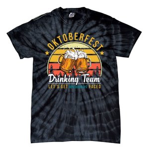 Oktoberfest Drinking Team Funny Beer Tie-Dye T-Shirt