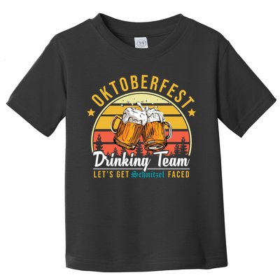 Oktoberfest Drinking Team Funny Beer Toddler T-Shirt