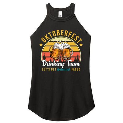 Oktoberfest Drinking Team Funny Beer Women's Perfect Tri Rocker Tank