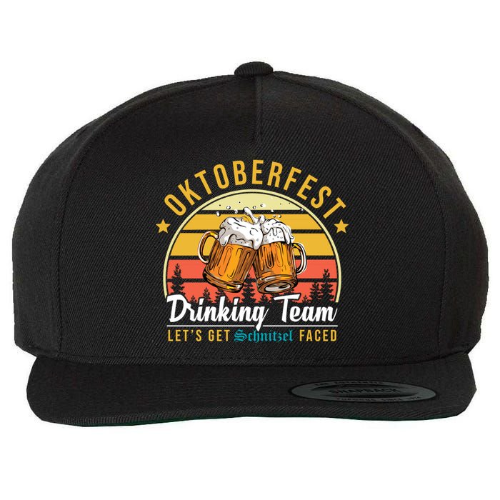 Oktoberfest Drinking Team Funny Beer Wool Snapback Cap