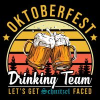 Oktoberfest Drinking Team Funny Beer Wool Snapback Cap