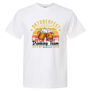 Oktoberfest Drinking Team Funny Beer Garment-Dyed Heavyweight T-Shirt