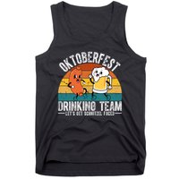 Oktoberfest Drinking Team Lets Get Schnitzel Faced Funny Tank Top