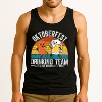 Oktoberfest Drinking Team Lets Get Schnitzel Faced Funny Tank Top