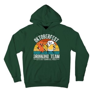 Oktoberfest Drinking Team Lets Get Schnitzel Faced Funny Hoodie