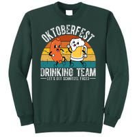 Oktoberfest Drinking Team Lets Get Schnitzel Faced Funny Sweatshirt