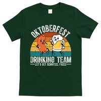 Oktoberfest Drinking Team Lets Get Schnitzel Faced Funny T-Shirt