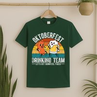 Oktoberfest Drinking Team Lets Get Schnitzel Faced Funny T-Shirt