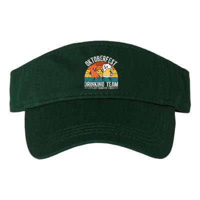 Oktoberfest Drinking Team Lets Get Schnitzel Faced Funny Valucap Bio-Washed Visor