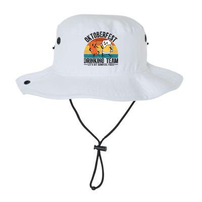 Oktoberfest Drinking Team Lets Get Schnitzel Faced Funny Legacy Cool Fit Booney Bucket Hat