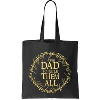 One Dad To Rule Them All Vintage Nerd Dad Father Day Apparel Bag