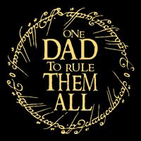 One Dad To Rule Them All Vintage Nerd Dad Father Day Apparel Baby Bodysuit
