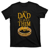 One Dad To Rule Them All Nerd Dad FatherS Day Gift T-Shirt