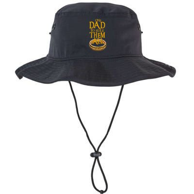 One Dad To Rule Them All Nerd Dad FatherS Day Gift Legacy Cool Fit Booney Bucket Hat