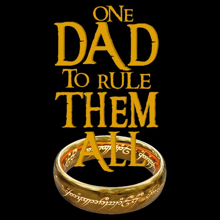 One Dad To Rule Them All Nerd Dad FatherS Day Gift Flat Bill Trucker Hat