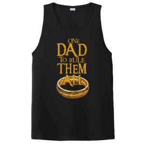 One Dad To Rule Them All Nerd Dad FatherS Day Gift PosiCharge Competitor Tank