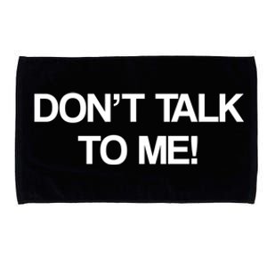 Original Dont Talk To Me! Funny Masked Performer Costume Gift Microfiber Hand Towel