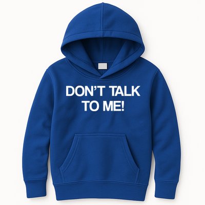 Original Dont Talk To Me! Funny Masked Performer Costume Gift Kids Hoodie