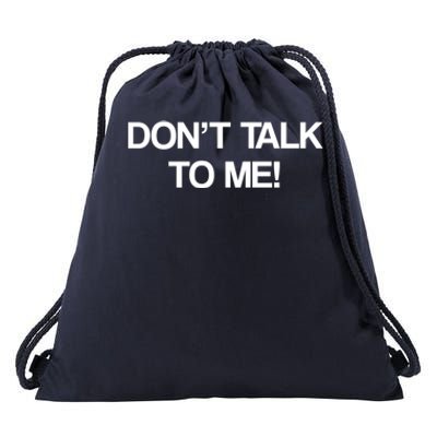 Original Dont Talk To Me! Funny Masked Performer Costume Gift Drawstring Bag