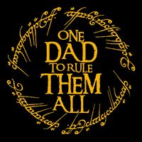 One Dad To Rule Them All Fathers Day Performance Shirt