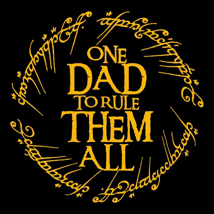 One Dad To Rule Them All Fathers Day Performance Shirt