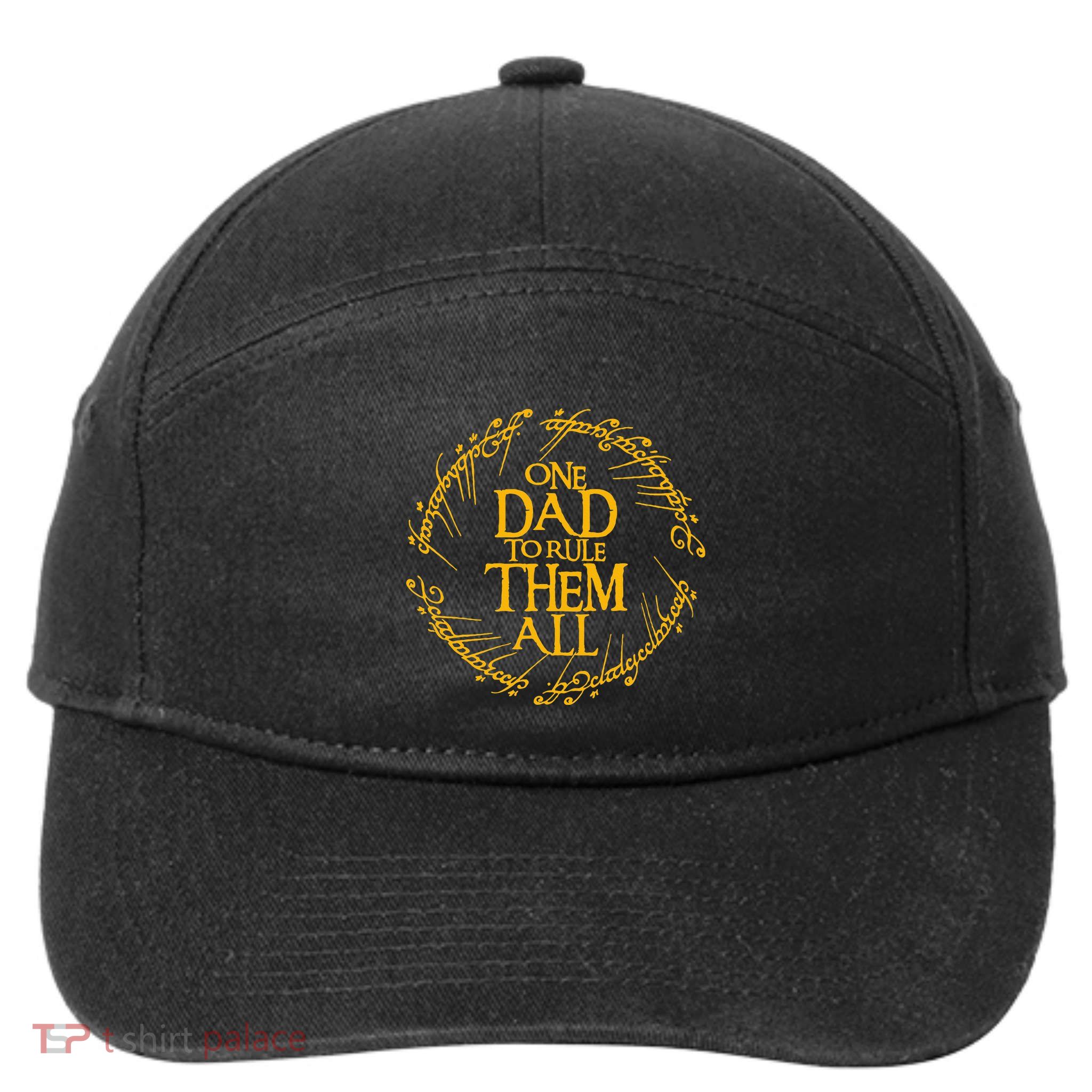 One Dad To Rule Them All Fathers Day 7-Panel Snapback Hat