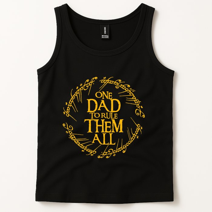 One Dad To Rule Them All Fathers Day Tank Top