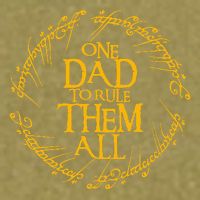 One Dad To Rule Them All Fathers Day Garment-Dyed Women's Muscle Tee