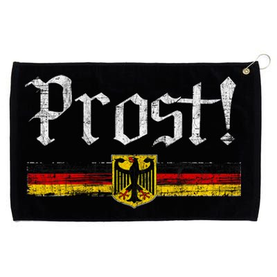 Oktoberfest Drinking Vintage German Flag Prost Grommeted Golf Towel