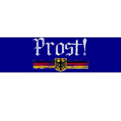 Oktoberfest Drinking Vintage German Flag Prost Bumper Sticker