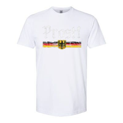 Oktoberfest Drinking Vintage German Flag Prost Softstyle® CVC T-Shirt